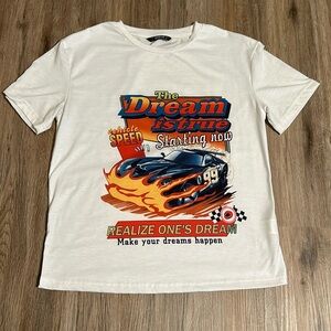 Shein Oversized Graphic T-shirt Women Size XS